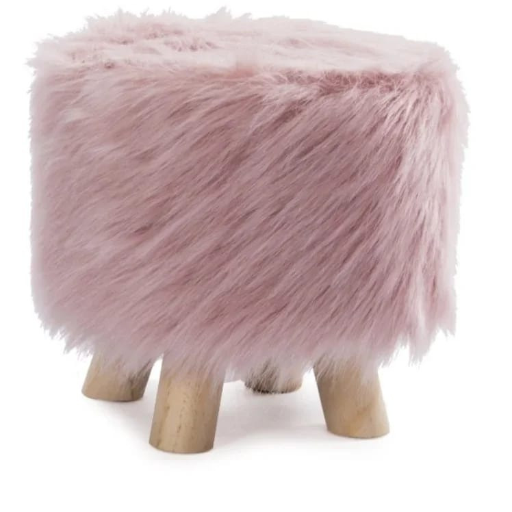 Fax Fur Stool