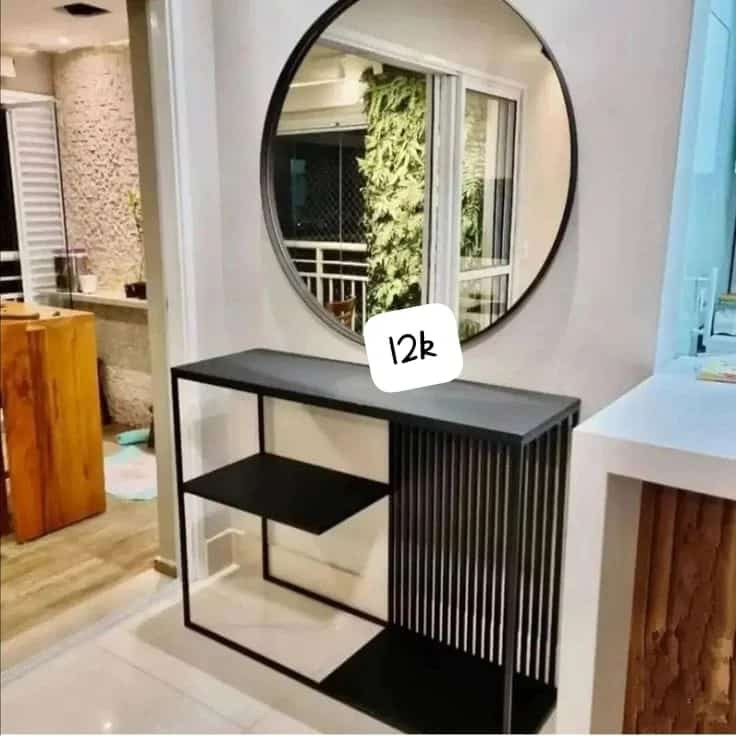 Console Table with Mirror