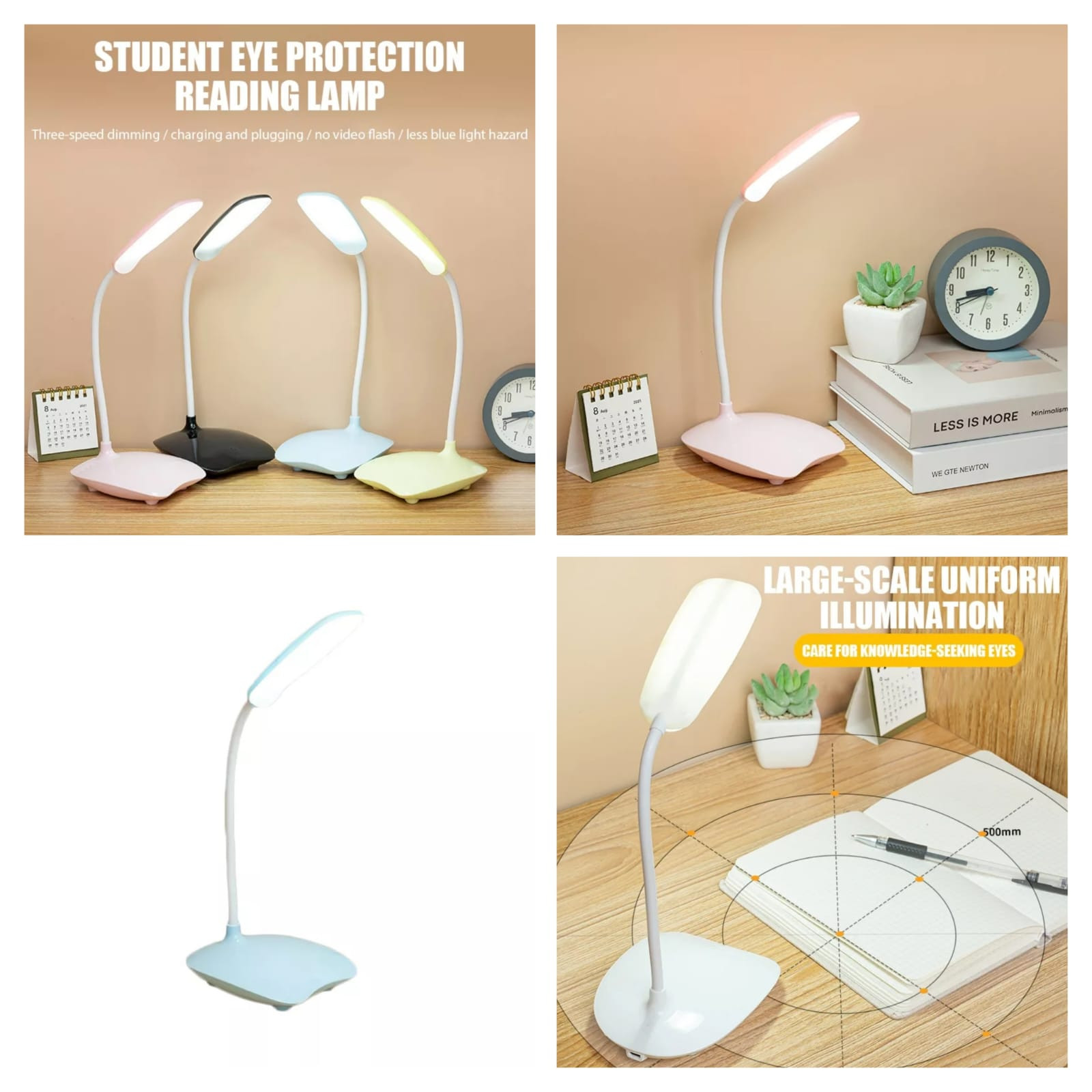 Led Desk Lamp USB Powered Table Light