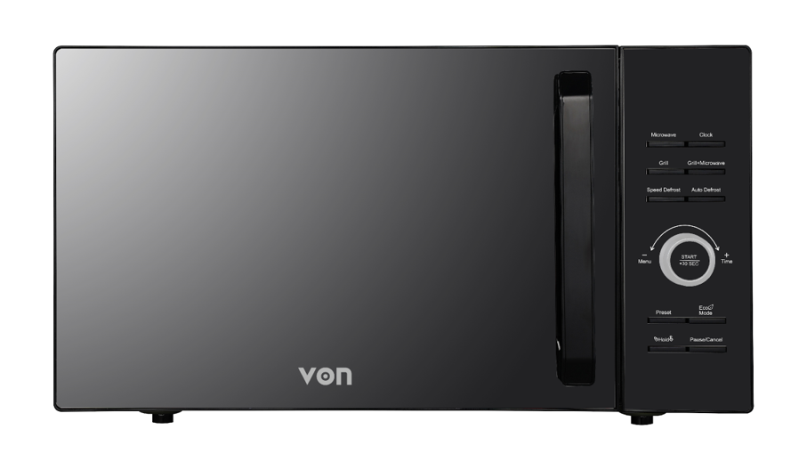 Von VAMG-25DGK Digital Microwave Oven Grill 25L – Black