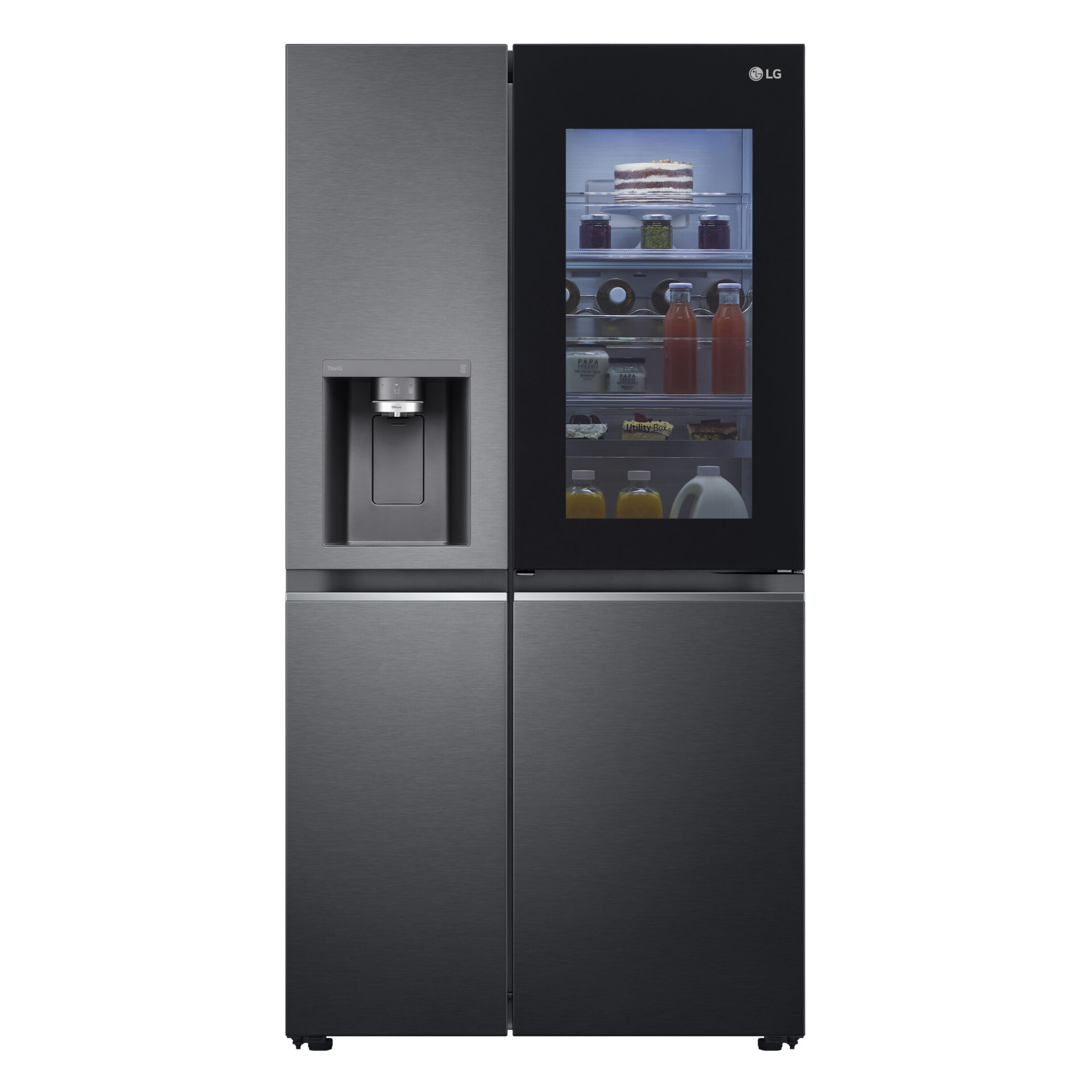 LG 635L Side by Side Fridge with InstaView GC-X257CQES