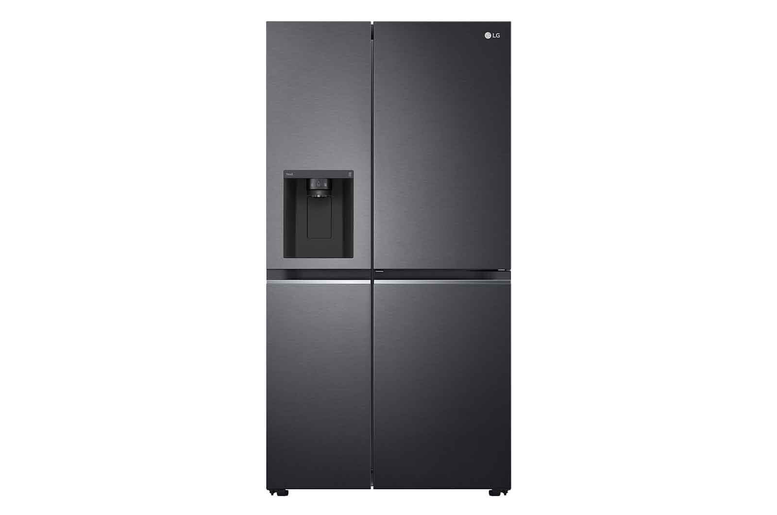 LG Side by Side Fridge Matte Black Finish GC-J257SQRS- 635(L)