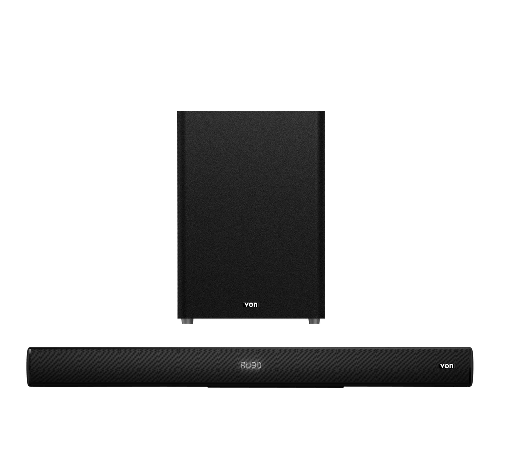 Von VSB1202WFK Wired Soundbar 120W - Black