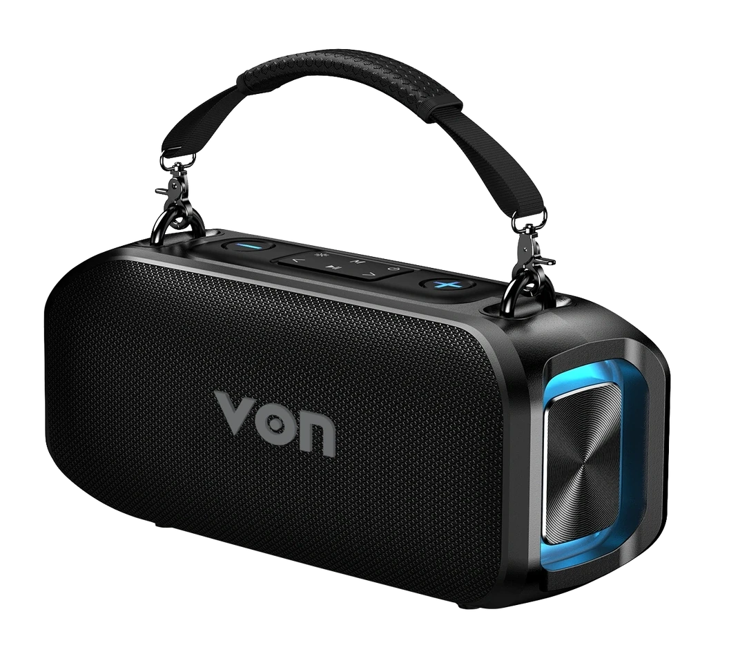 Von VPS20X5LEK Bluetooth Portable Party Speaker IPX5 20W - Black