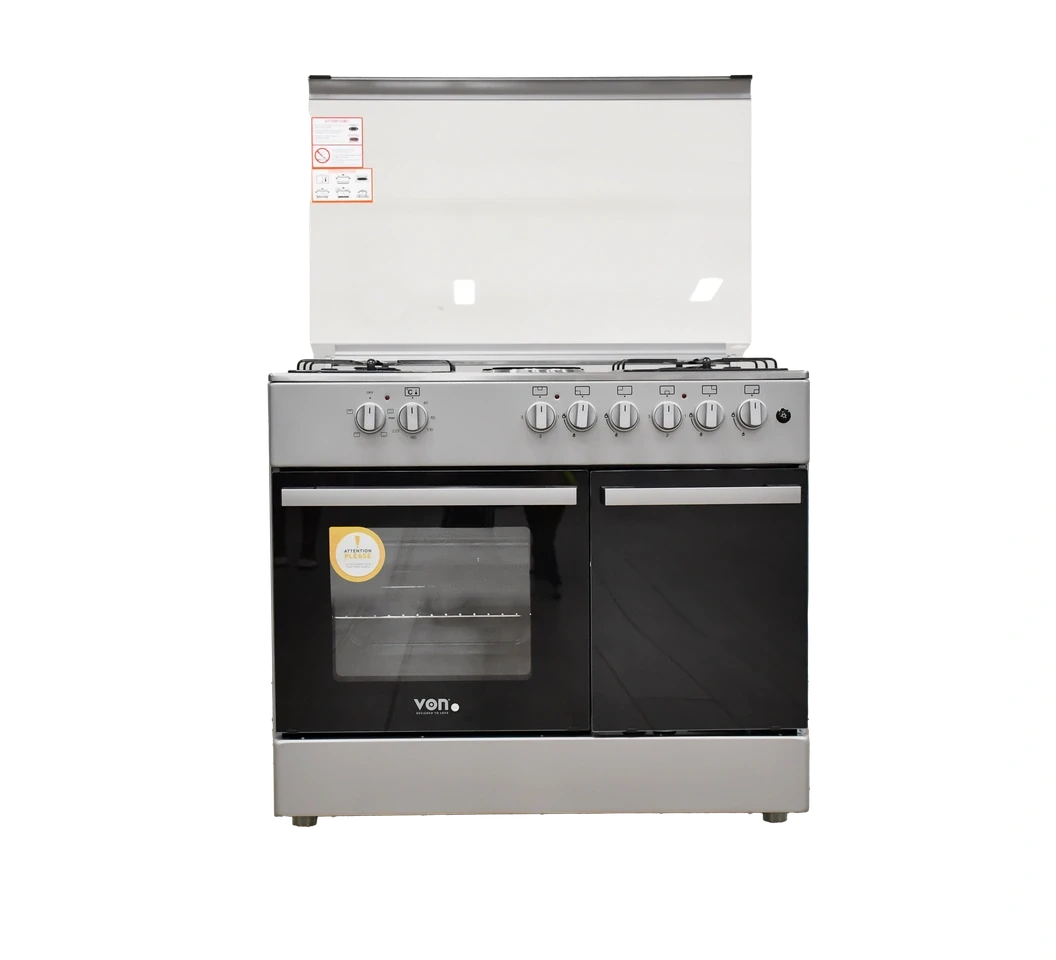 Von Cooker 4 Gas + 2 Electric - VCF964241NFS, Silver