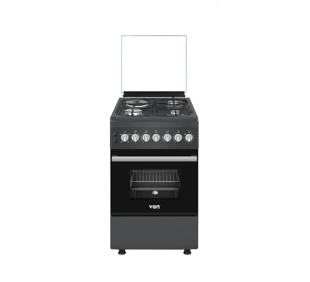 Von Cooker 3 Gas + 1 Electric - VCF563141NFG, Graphite Grey