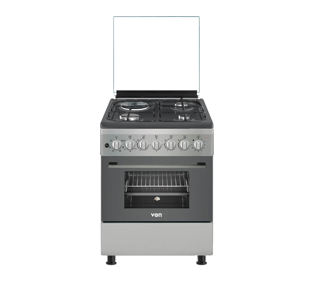 Von Cooker 3 Gas + 1 Electric - VCF553161FFD, Dove Grey