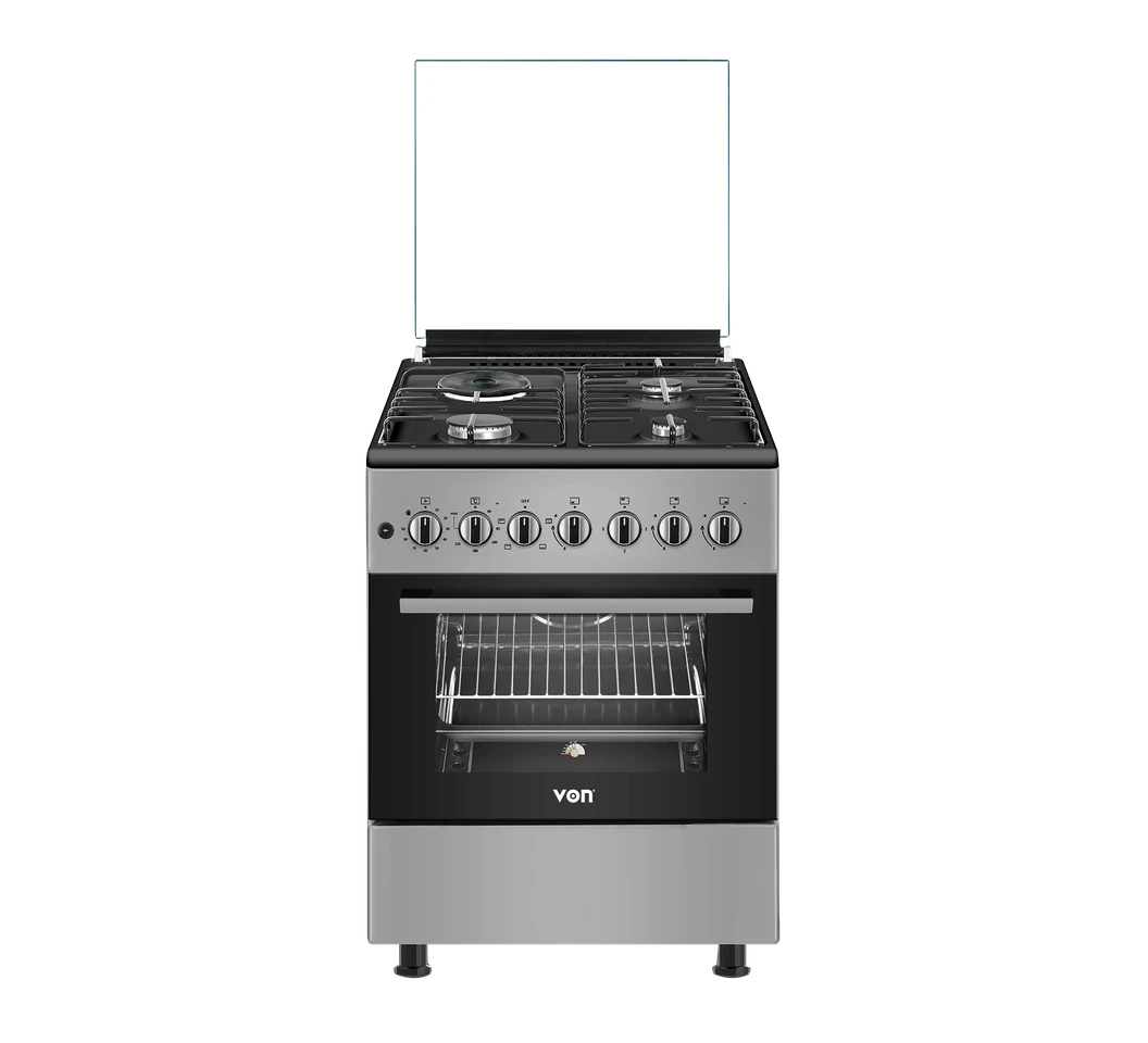 Von Cooker 3 Gas + 1 Electric - VCF663141FFS, Silver