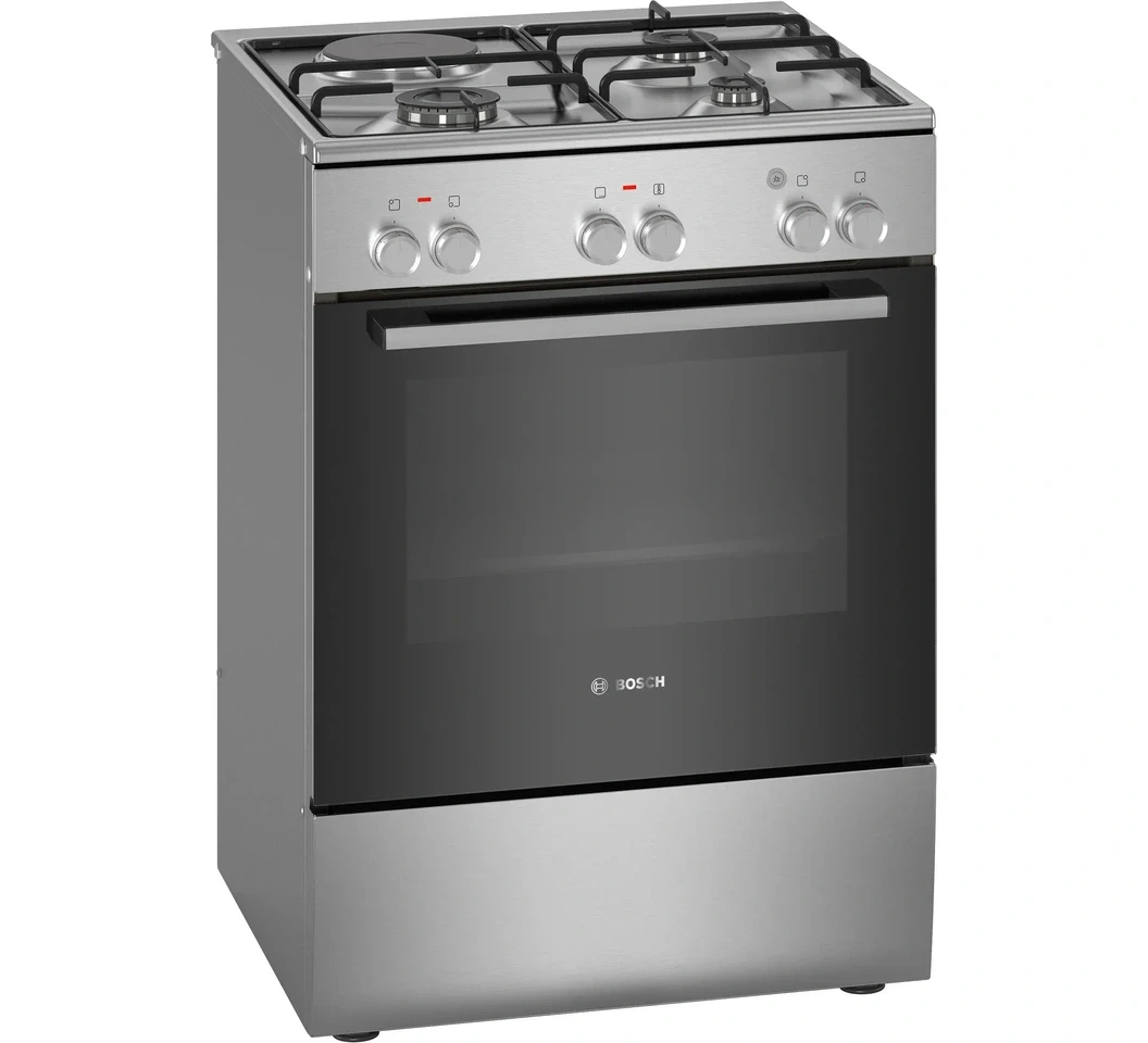 Bosch Cooker 3 Gas +1 Electric - HXA050F50S, Stainless Steel
