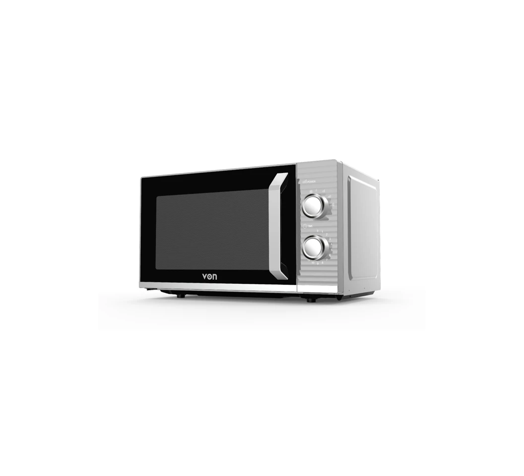 Von VAMS-22MGX Mechanical Microwave Oven Solo 20L – Silver