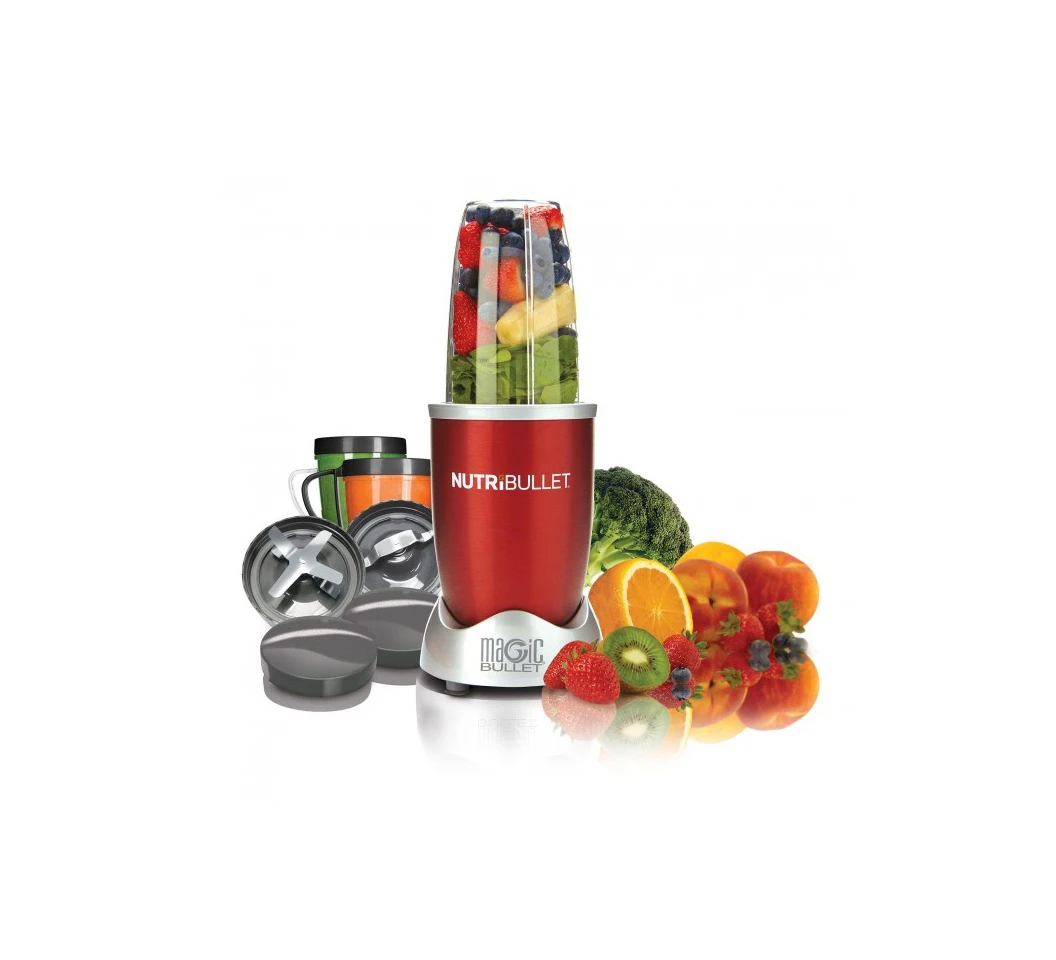 NutriBullet NBR-1212R Red 9 Piece Set