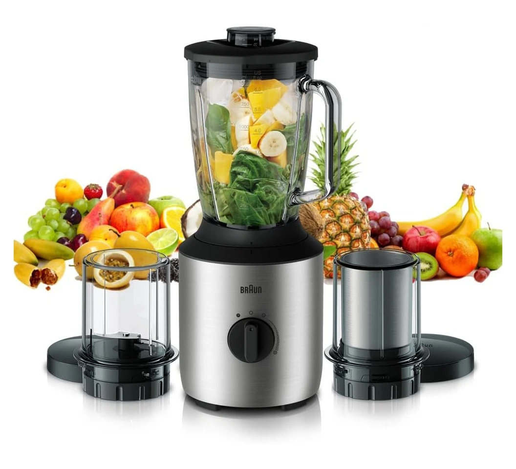 Braun JB3273SI Blender, Stainless Steel - 800W
