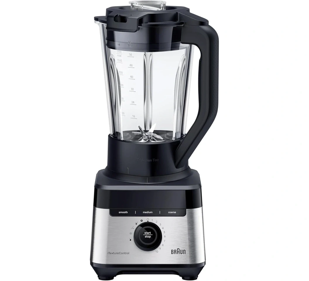 Braun JB7550BK Powerblend Blender, 1.7l, 1400W - Stainless steel