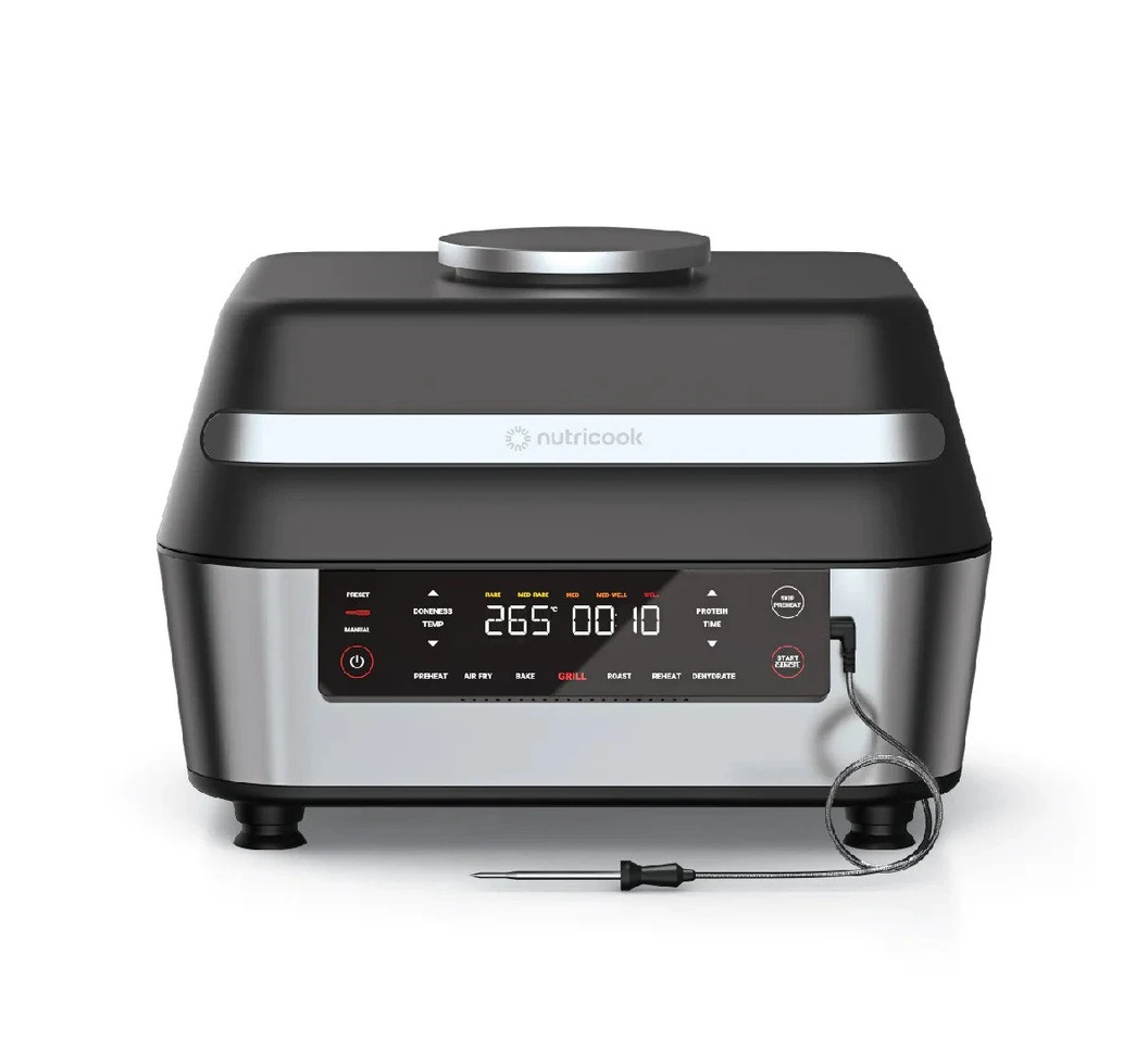 Nutricook NC-AFG960 Smart Air Fryer & Indoor Grill, XL