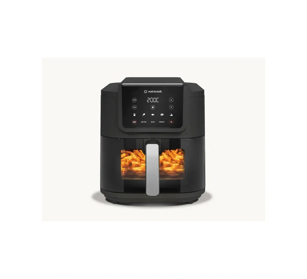 Nutricook NC-AFS200 Air Fryer, Slim Black Extra Large - 7.6L