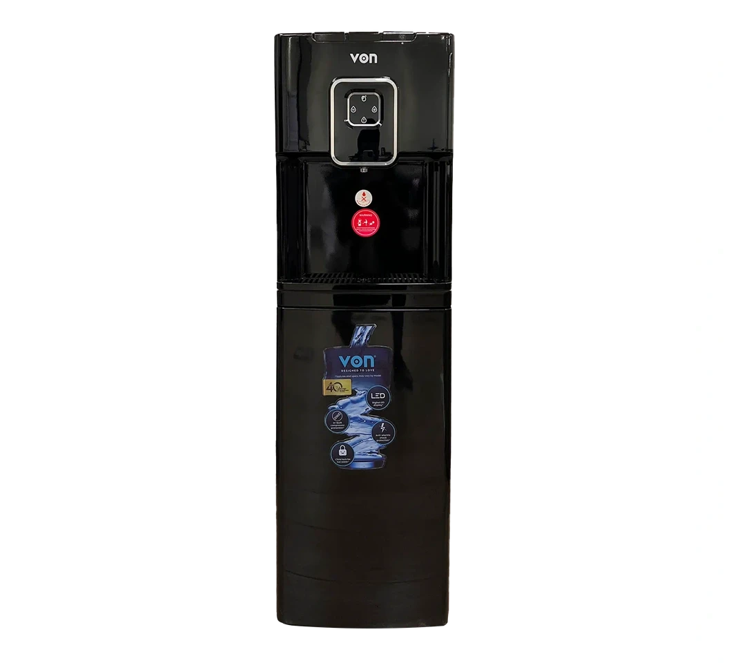 Von VDC-301CLK Bottom Loading Water Dispenser Compressor Cooling - Black