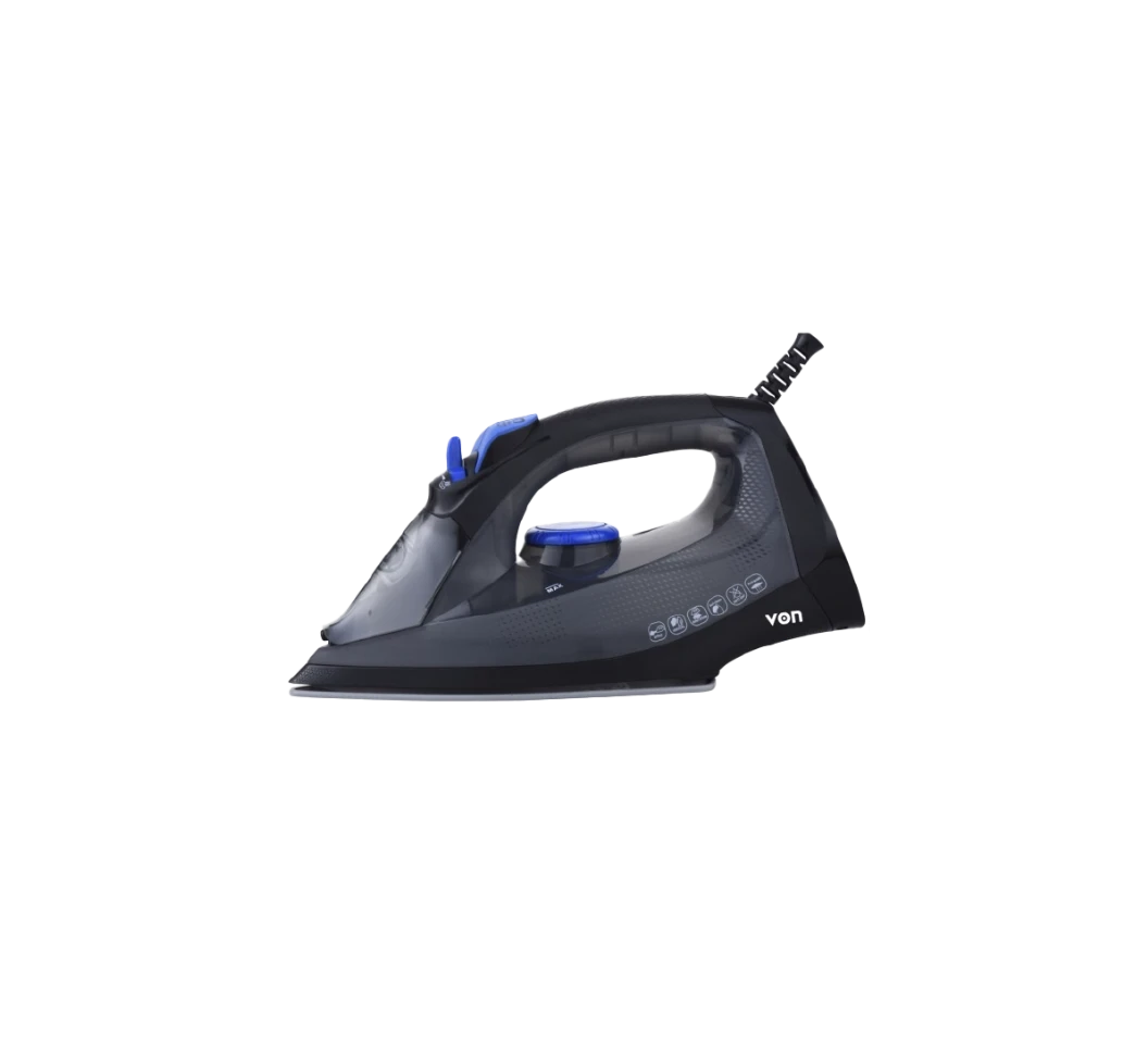 Von VIS221CSK Steam Iron, 2200W - Black