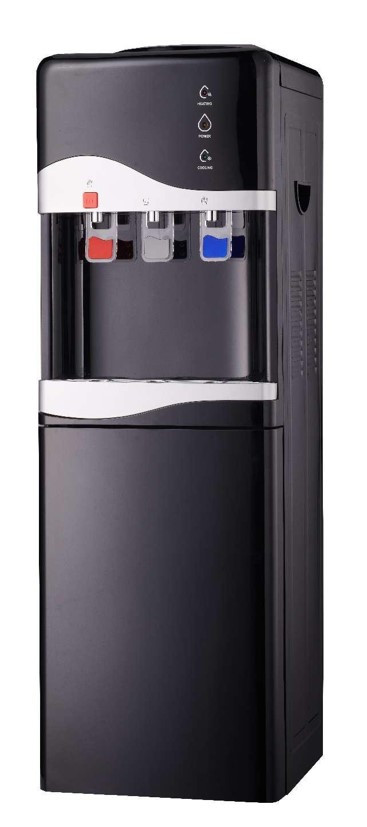 Von VDE-311CLK Electric Cooling Dispenser - Matte Black + Silver