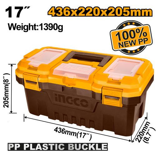 INGCO PLASTIC TOOL BOX PBX1701
