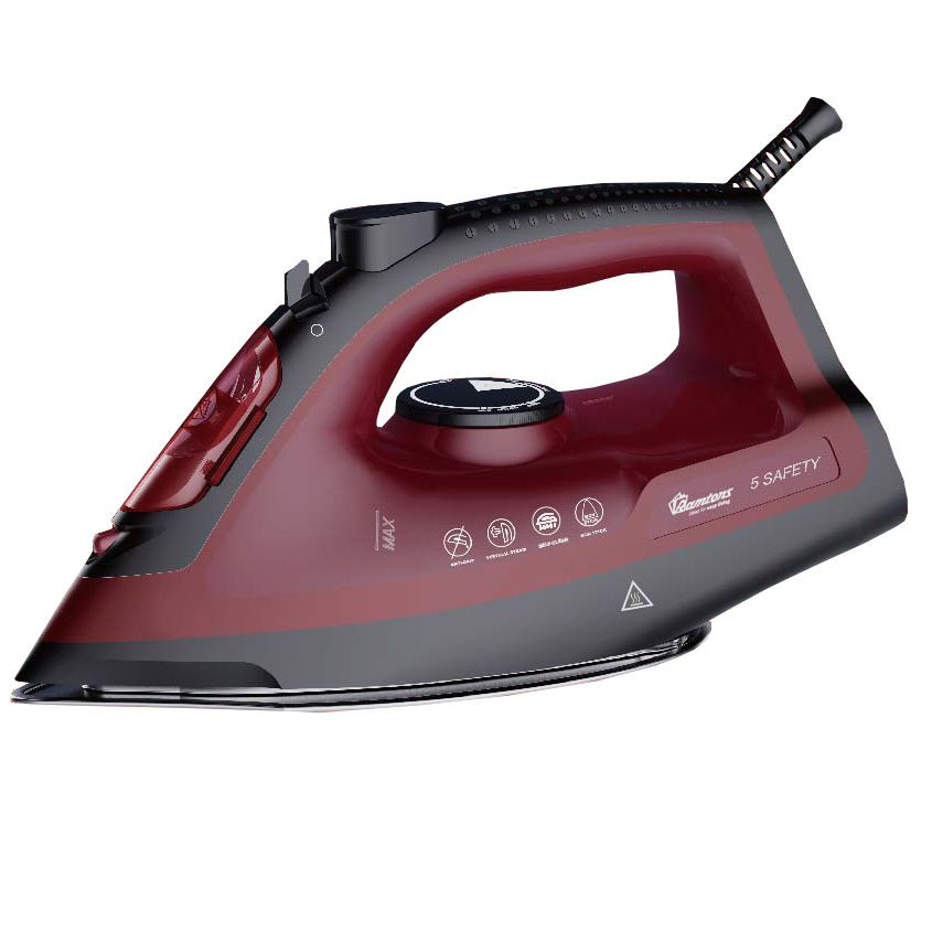 RAMTONS RED STEAM IRON -RM/584