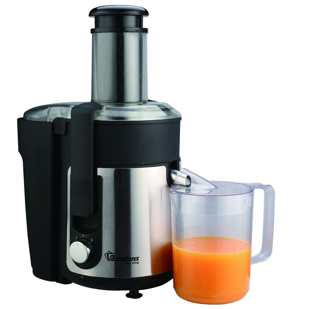 RAMTONS JUICE EXTRACTOR BLACK & SILVER 2 SPEED-RM/598