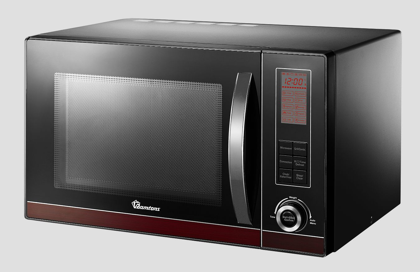 RAMTONS 30L CONVECTION MICROWAVE BLACK-RM/327