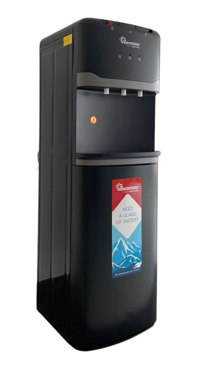 RAMTONS 3 TAP BOTTOM LOAD DISPENSER BLACK - RM/756