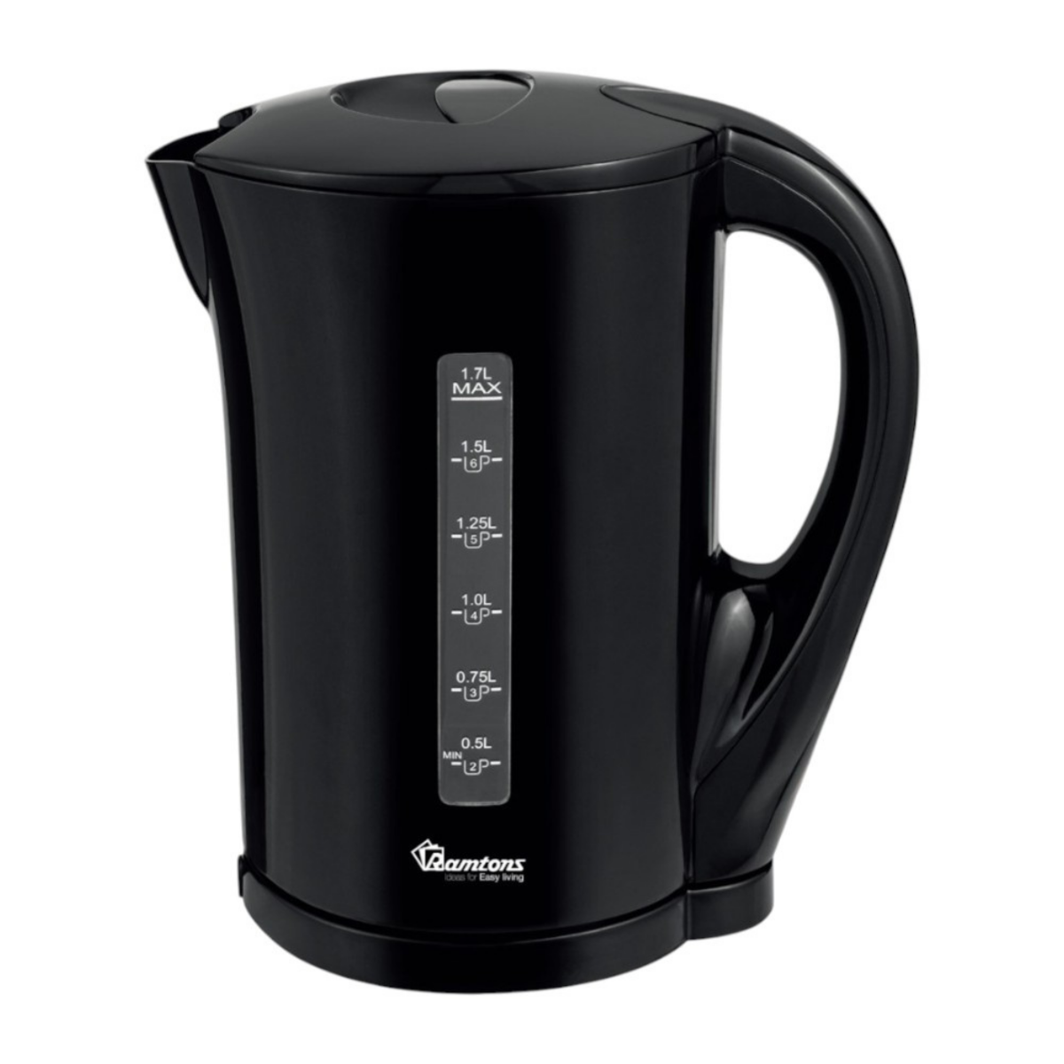 RAMTONS CORDLESS ELECTRIC KETTLE 1.7 LITERS BLACK-RM/765