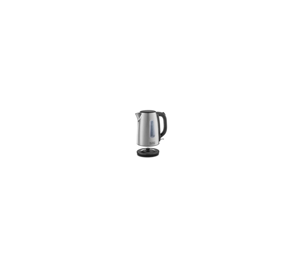 BLACK+DECKER JC450-B5 Cordless Kettle, Stainless Steel - 1.7L