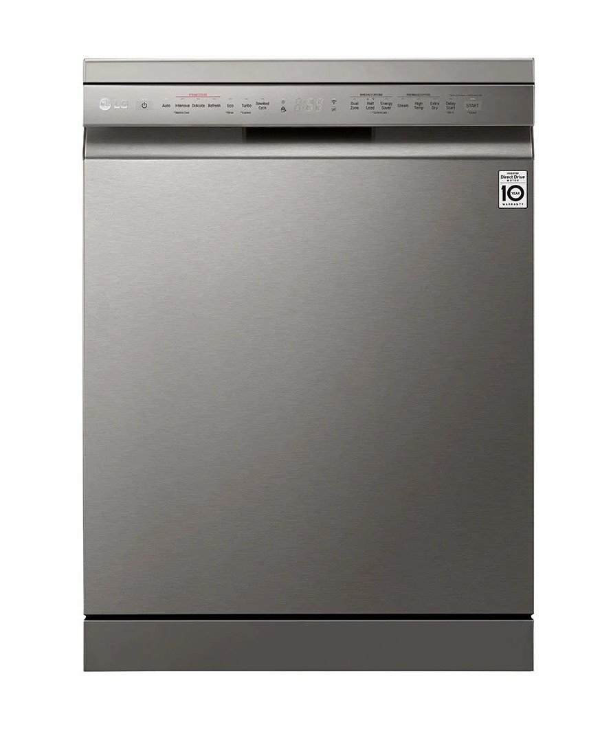 LG DFB425FP Dishwasher, 14 Place Settings - TrueSteam™, QuadWash, Wi-Fi ThinQ™