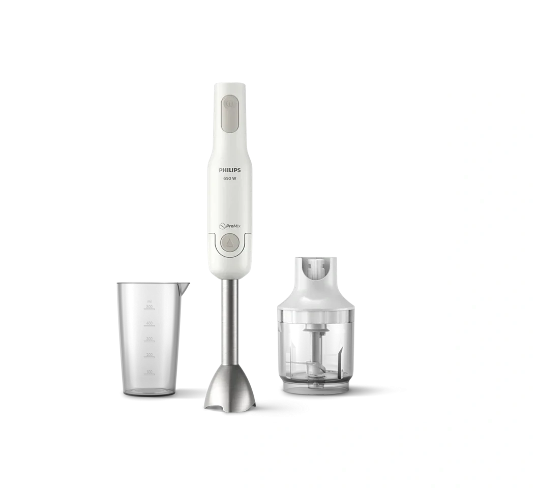 Philips HR2535/01 Hand Blender Promix + Chopper 650W - White