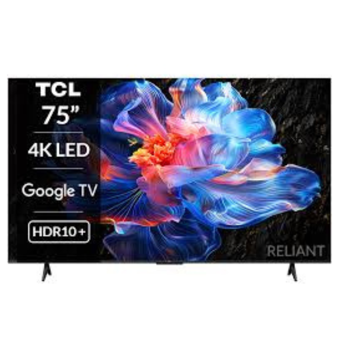 TCL 75" QLED 4K  GOOGLE TV 75V6C